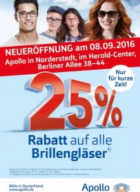 Apollo Optik Neueröffnung - Norderstedt September 2016 KW36 Apollo Optik Neueröffnung - Norderstedt September 2016 KW36
