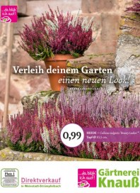 Gärtnerei Knauß & Söhne GbR Verleih deinem Garten einen neuen Look September 2016 KW36