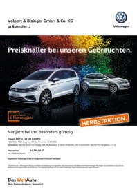 Volkswagen Preisknaller bei unseren Gebrauchten September 2016 KW37 Volkswagen Preisknaller bei unseren Gebrauchten September 2016 KW37