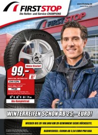 First Stop Reifen Auto Service GmbH Winterreifen schon am 25,- Euro September 2016 KW39 First Stop Reifen Auto Service GmbH Winterreifen schon am 25,- Euro September 2016 KW39