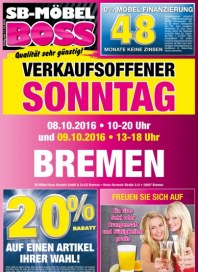 SB Möbel Boss Verkaufsoffener Sonntag Oktober 2016 KW40