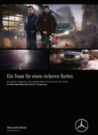 Mercedes Benz Ein Team für einen sicheren Herbst Oktober 2016 KW40