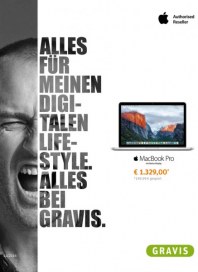 Gravis ALLES FÜR MEINEN DIGITALEN LIFESTYLE. ALLES BEI GRAVIS November 2016 KW44