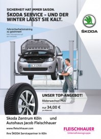Skoda Škoda Service - Und der Winter lässt Sie kalt November 2016 KW45