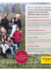 Takko Coupon-Aktion November 2016 KW47 Takko Coupon-Aktion November 2016 KW47