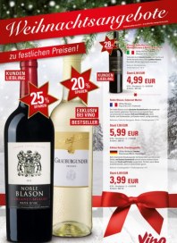 Vino - Ihr Weinmarkt Weihnachtsangebote zu festlichen Preisen November 2016 KW46