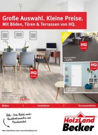 HolzLand Becker Große Auswahl, kleine Preise. Mit Böden, Türen & Terrassen von HQ September 2017 KW3