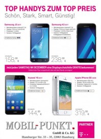 Mobil Punkt GmbH & Co.KG Top Handys zum Top Preis Dezember 2017 KW50