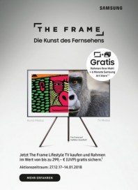 Saturn The Frame - Die Kunst des Fernsehens Dezember 2017 KW52