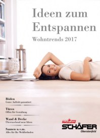 HolzLand Schäfer Ideen zum Entspannen - Wohntrends 2017 Januar 2018 KW01