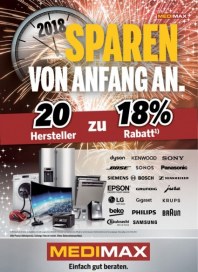 MediMax Sparen von Anfang an. 20 Hersteller zu 18% Rabatt Januar 2018 KW01 1 MediMax Sparen von Anfang an. 20 Hersteller zu 18% Rabatt Januar 2018 KW01 1