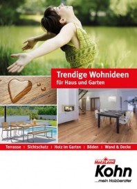 HolzLand Kohn Trendige Wohnideen für Haus und Garten März 2018 KW12