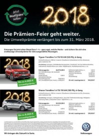 Volkswagen Die Prämien-Feier geht weiter Januar 2018 KW01
