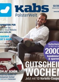 Kabs Polsterwelt Gutscheinwochen - Jetzt mit 13 Vorteils-Coupons Januar 2018 KW04