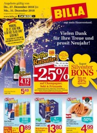 Billa Billa (KW53) Dezember 2018 KW52 1 Billa Billa (KW53) Dezember 2018 KW52 1