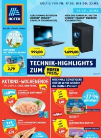 Hofer Hofer (KW12) März 2023 KW11 Hofer Hofer (KW12) März 2023 KW11