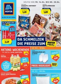 Hofer Hofer (KW16) April 2023 KW15 Hofer Hofer (KW16) April 2023 KW15