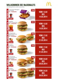 McDonalds Mcdonalds Prospekt KW07 Februar 2014 KW07