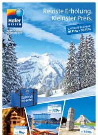 Hofer Hofer Reisen November 2014 November 2014 KW44 Hofer Hofer Reisen November 2014 November 2014 KW44