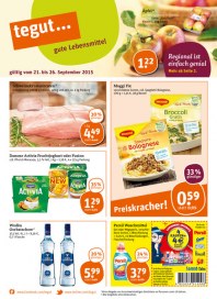 tegut tegut Prospekt KW 39 September 2015 KW39 tegut tegut Prospekt KW 39 September 2015 KW39