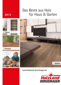 HolzLand Dorsemagen Das Beste aus Holz für Haus & Garten April 2012 KW13