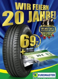 Euromaster Wir Feiern Geburtstag, 20 Jahre! Im Jahr 2012 April 2012 KW14 Euromaster Wir Feiern Geburtstag, 20 Jahre! Im Jahr 2012 April 2012 KW14
