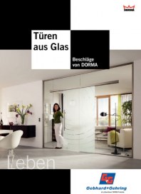 Gebhard & Gehring Türen aus Glas für den Sommer 2012 März 2012 KW11